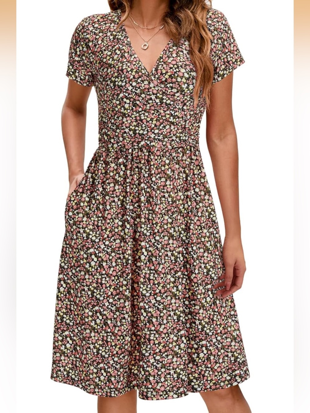 🤱💐 Women's XL Nursing & Maternity Dress | Floral Print